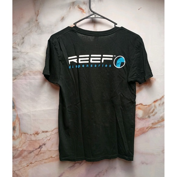 Reef Dispensaries Free The Tree Men's Graphic Tee Size Small - Picture 4 of 5